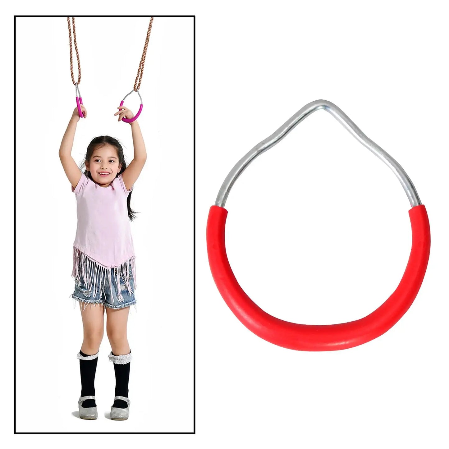 Gym Rings Training Outdoor Gymnastic Swing Rings Climbing Accessories