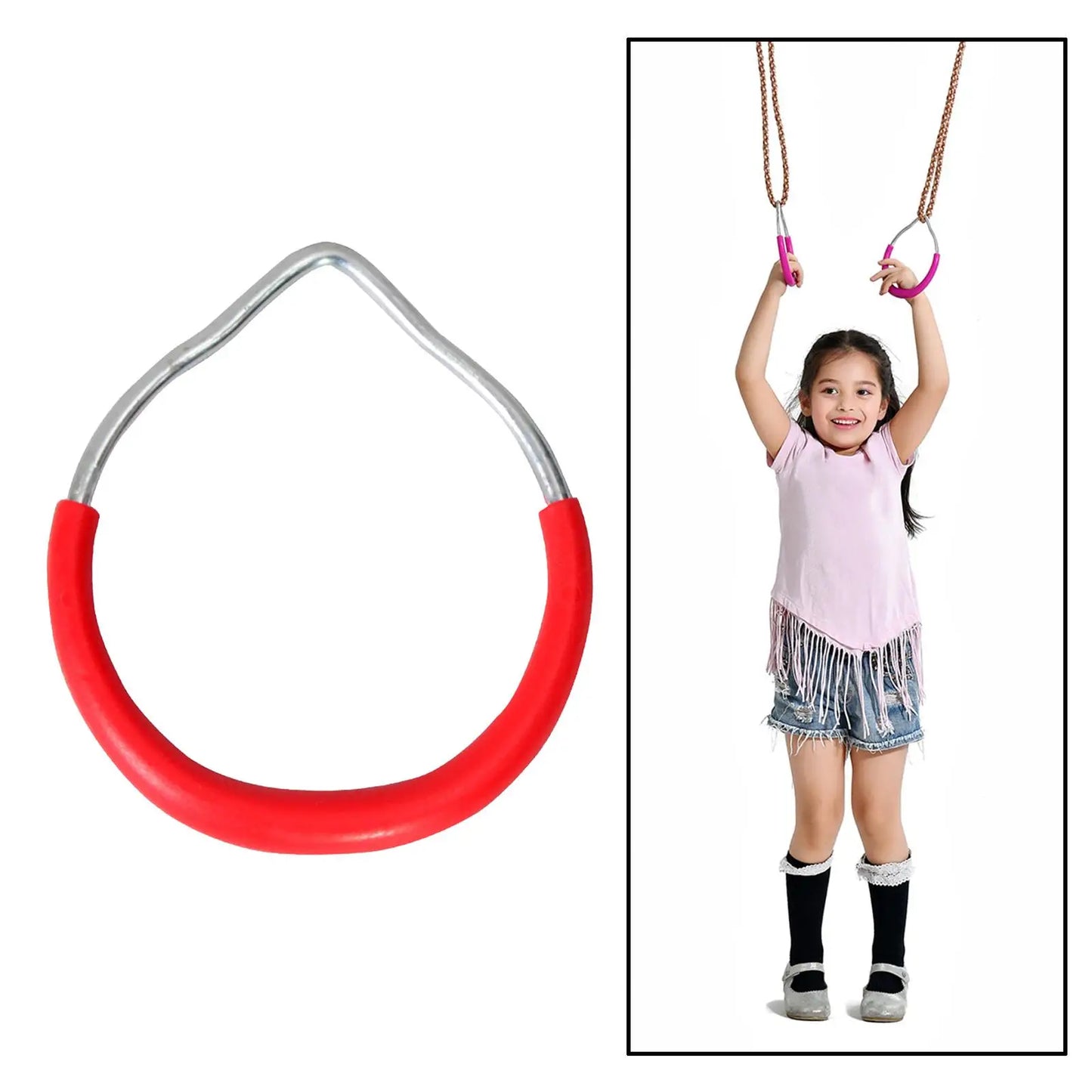 Gym Rings Training Outdoor Gymnastic Swing Rings Climbing Accessories