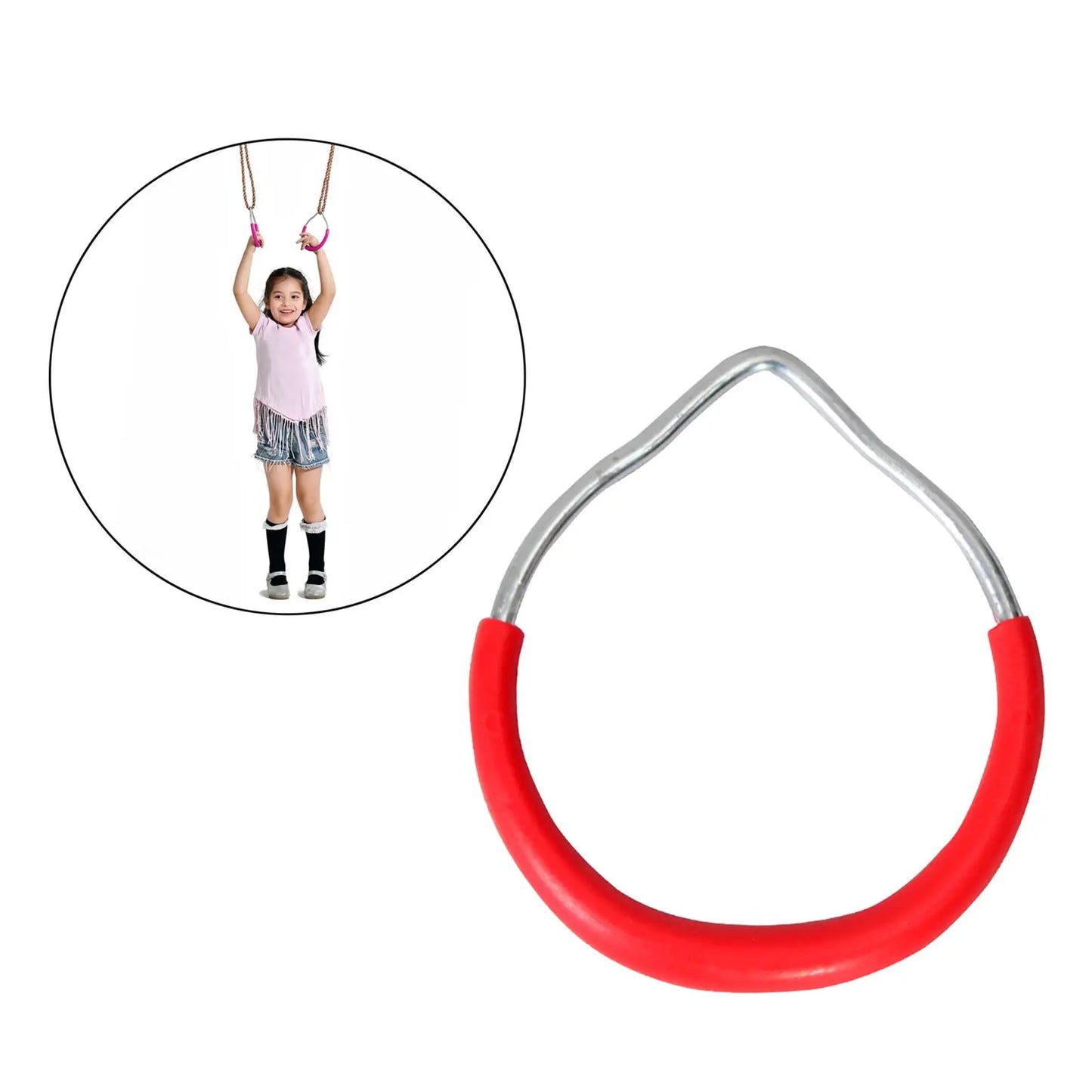 Gym Rings Training Outdoor Gymnastic Swing Rings Climbing Accessories