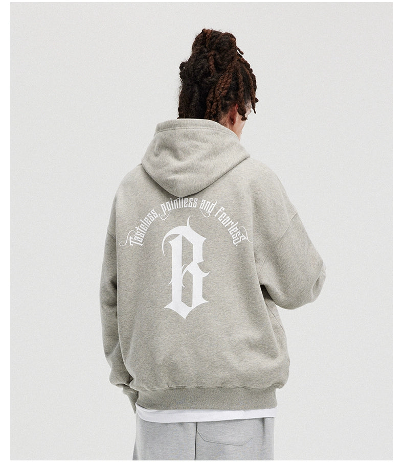 Boneless Arc Gothic Printed Hoodie