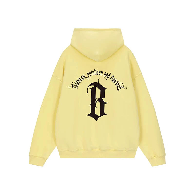 Boneless Arc Gothic Printed Hoodie