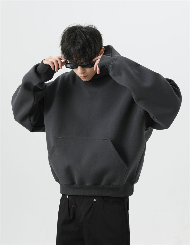 Heavy Weight 480G Short American Outwear Hooded Sweatshirt