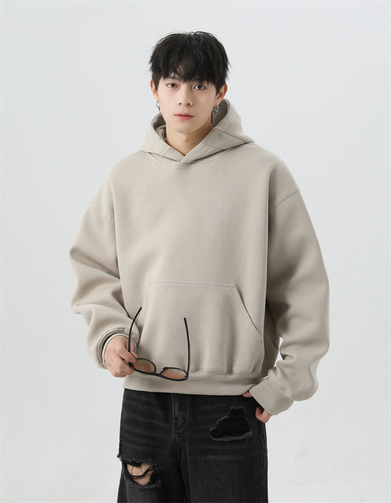 Heavy Weight 480G Short American Outwear Hooded Sweatshirt