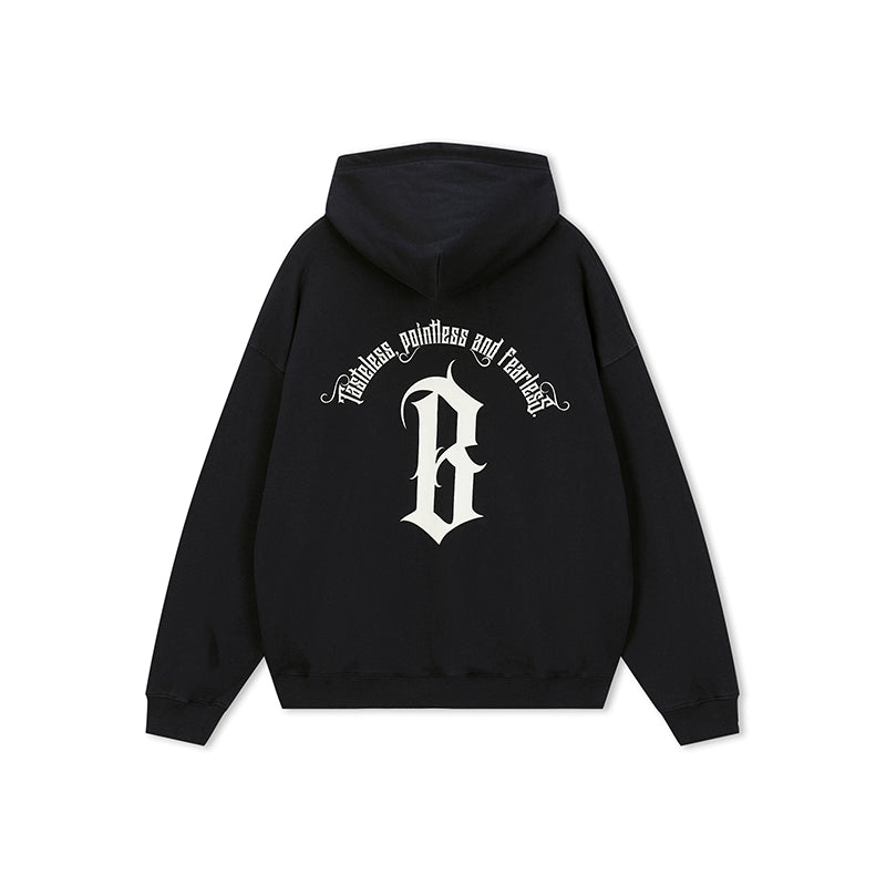 Boneless Arc Gothic Printed Hoodie