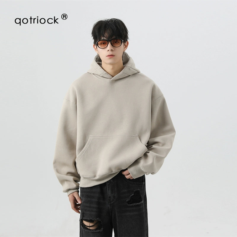 Heavy Weight 480G Short American Outwear Hooded Sweatshirt