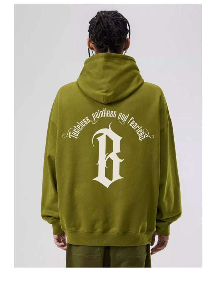 Boneless Arc Gothic Printed Hoodie