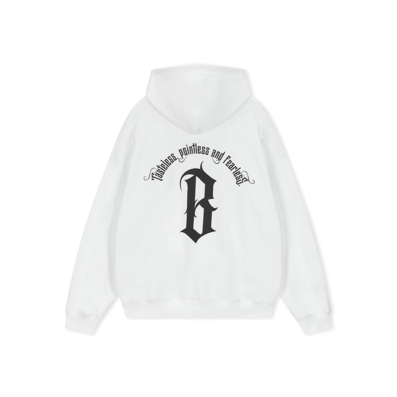 Boneless Arc Gothic Printed Hoodie