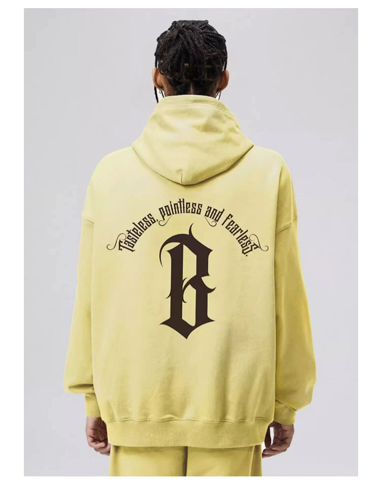 Boneless Arc Gothic Printed Hoodie