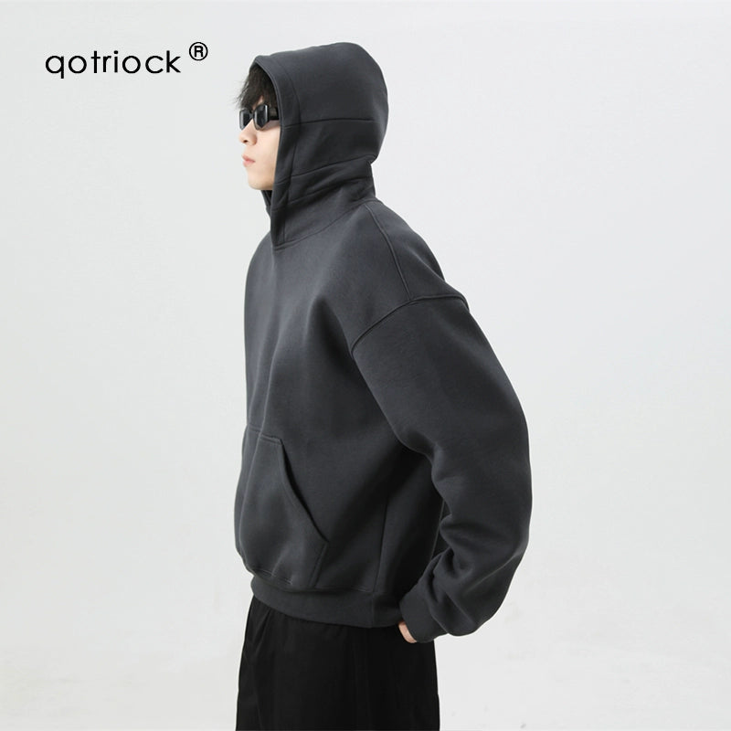 Heavy Weight 480G Short American Outwear Hooded Sweatshirt