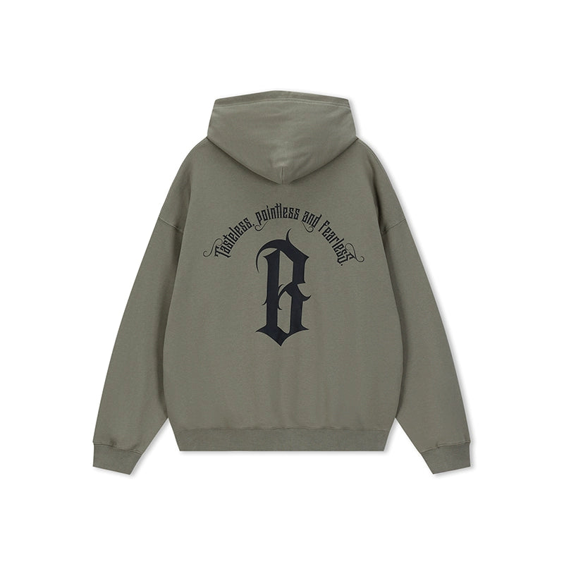 Boneless Arc Gothic Printed Hoodie