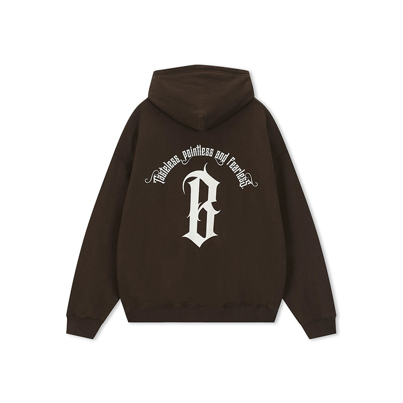 Boneless Arc Gothic Printed Hoodie