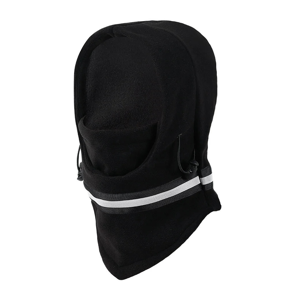 New Style Winter Neck Gaiter Face Mask Windproof Reflective Stripe Polar Fleece Balaclava For Motorcycle Ski