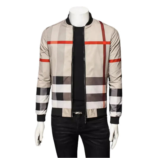 ABOORUN Men's Casual Jackets Spring Autumn Coats for Male